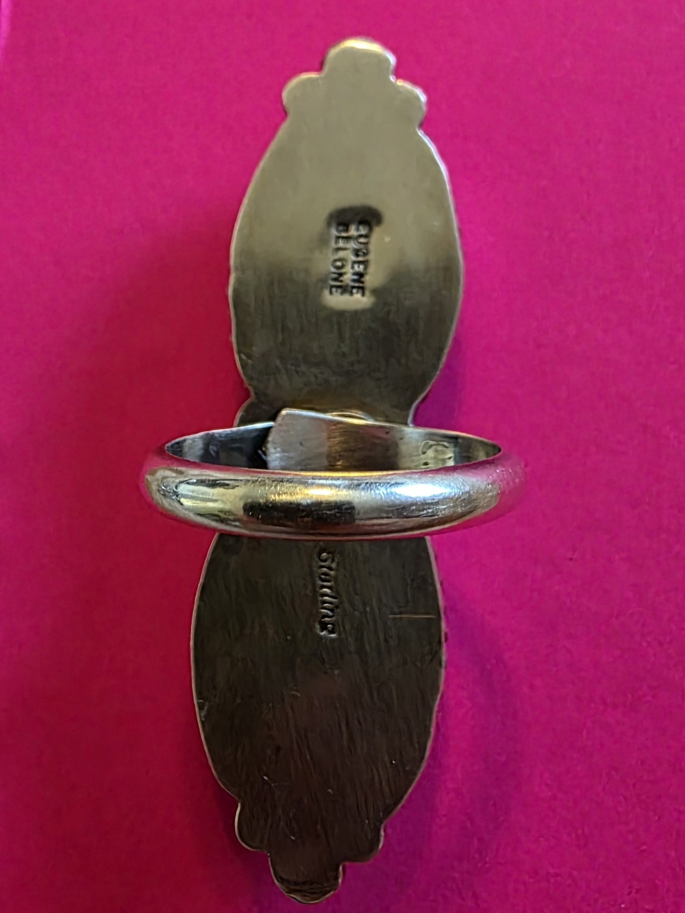 2 STONE NATIVE RING - Picture 4 of 4